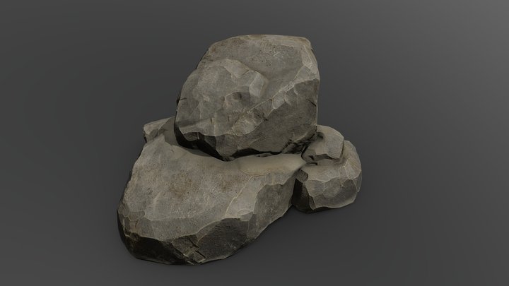 Desert stone 3D Model