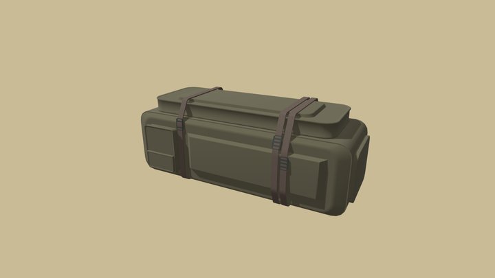 Military_luggage 3D Model