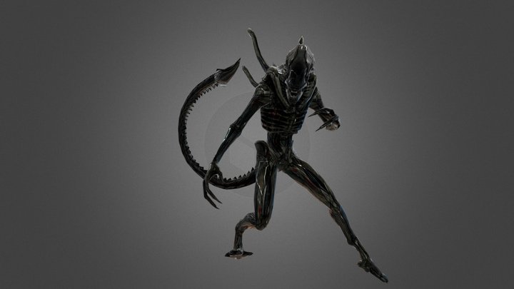 Alien RIG 3D Model