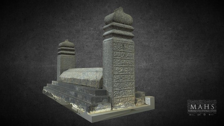 Grave of Malik al-Zahir at Samudera-Pasai 3D Model