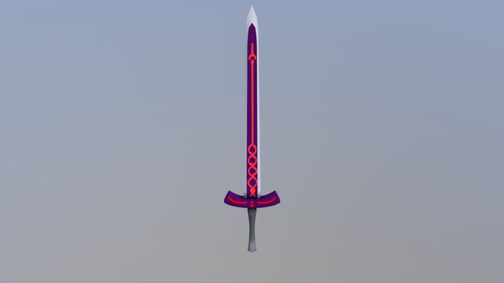 Artoria Pendragon Sword 3D Model
