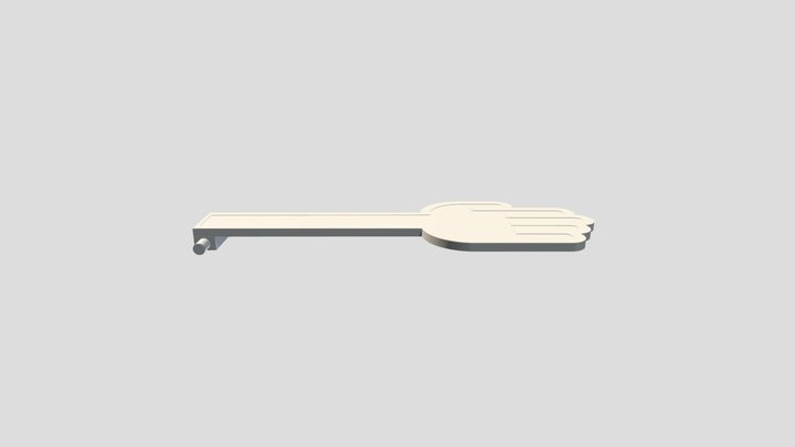 Part of PinSocc Ball W02 - Hand Flipper 3D Model