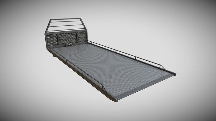 Tow Truck Platform 3D Model