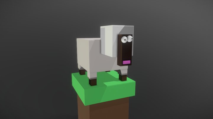 Funny Sheep 3D Model