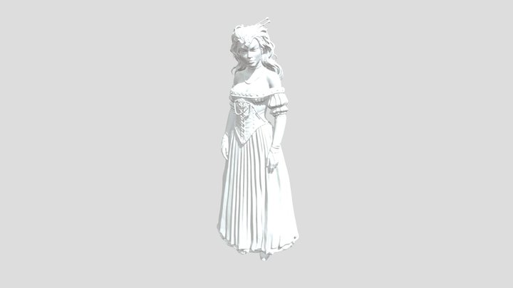 Vampire Elegance 3D Model