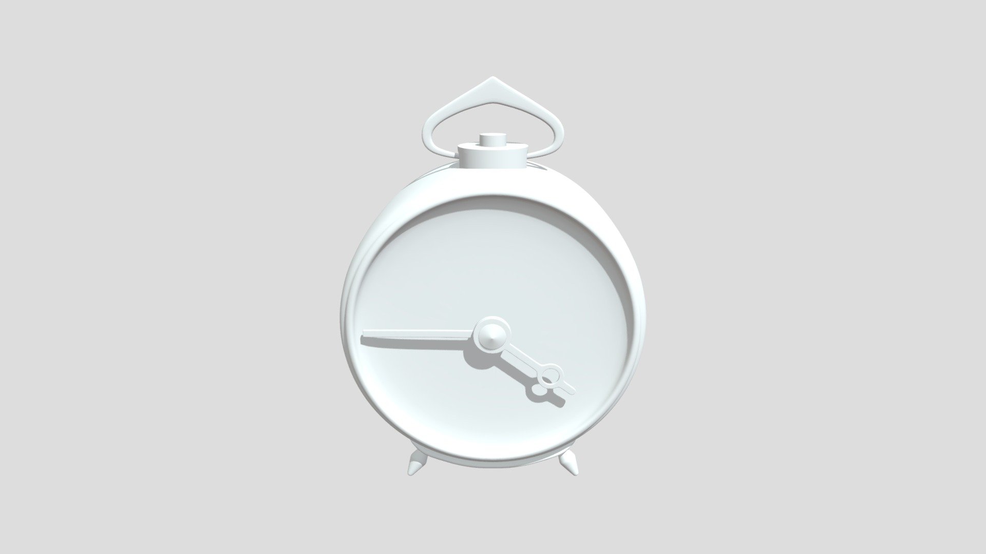 Clock High Poly