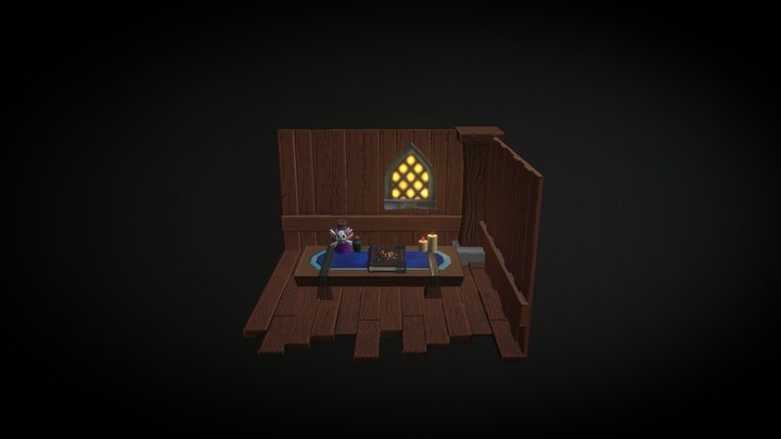Alchemy Diorama 3D Model