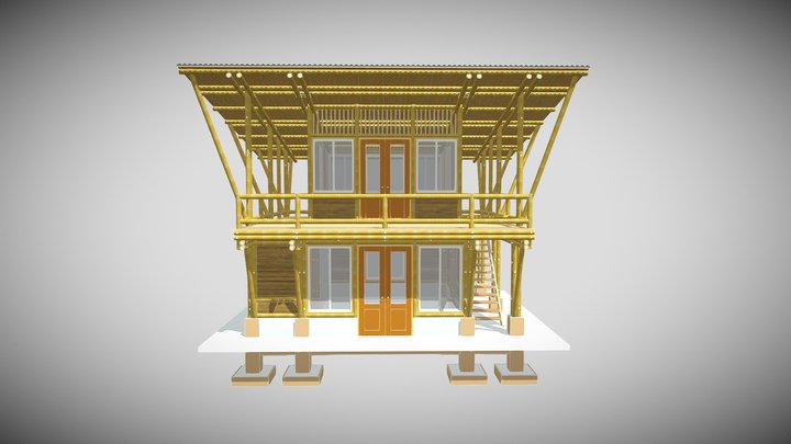 Cabaña EcuaPeru 11012032 3D Model