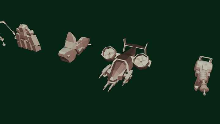 Блокинг: 10 моделек 3D Model