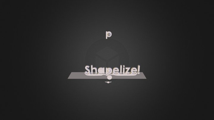 shapelize logo final 3D Model