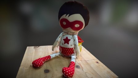 Superhero Doll (photogrammetry) 3D Model