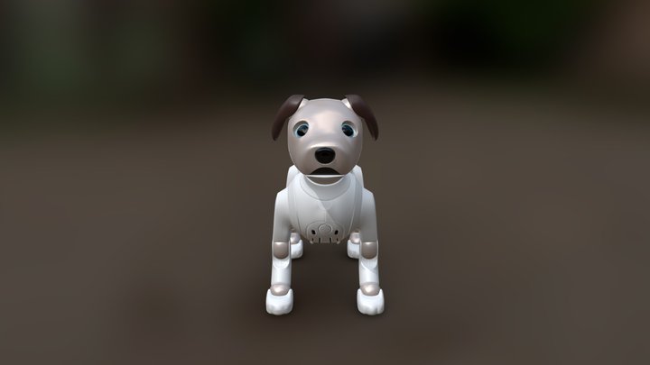 Sony Aibo robotic dog 3D Model