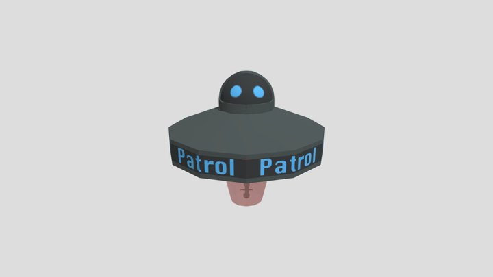 Drone Enemy (Melee) 3D Model