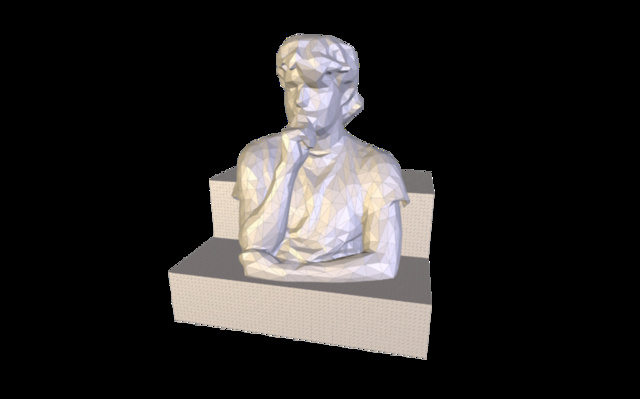 Markus in Denkerpose 3D Model