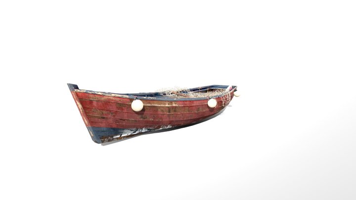 Old_fishing_boat 3D Model