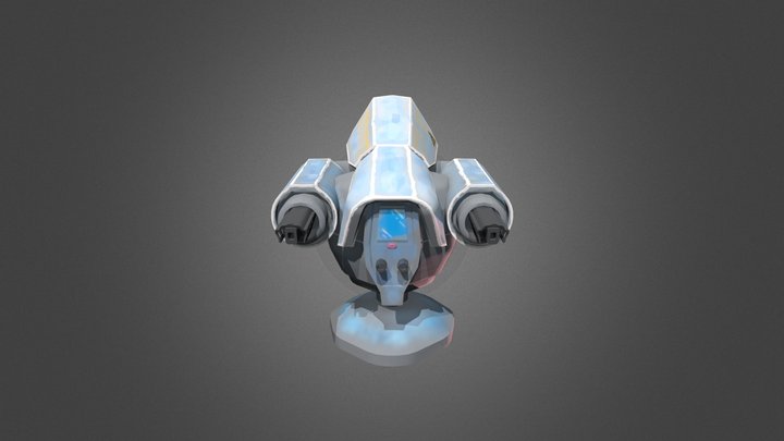 AI Turret 3D Model