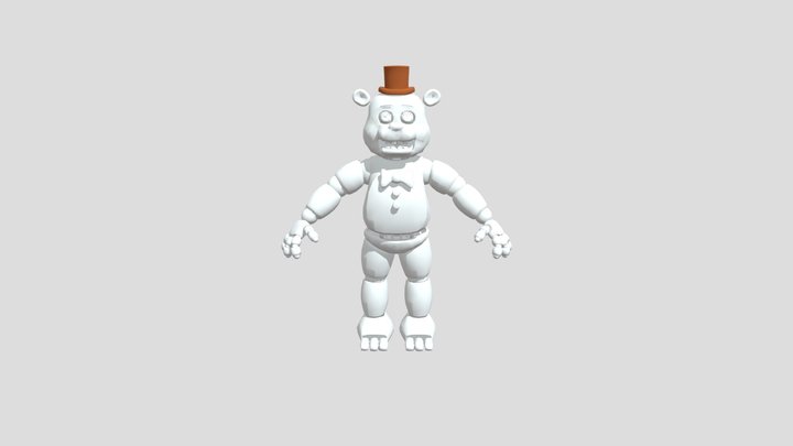 3D SCANNED TOY FREDDY 3D Model