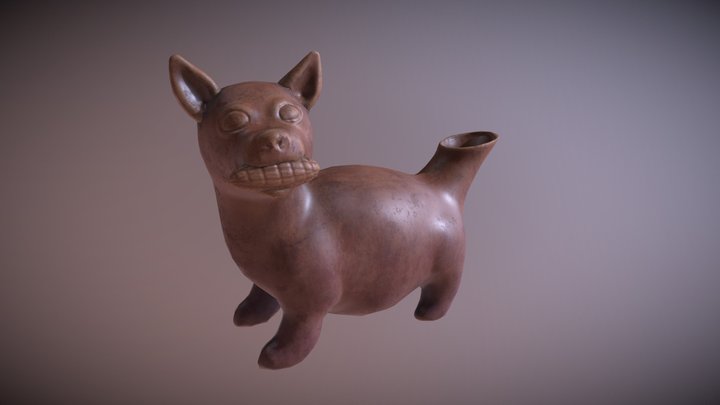 Perrito de Colima 3D Model