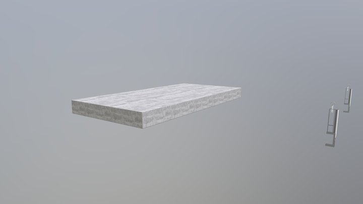 Fijación elemento de seguridad 3D Model