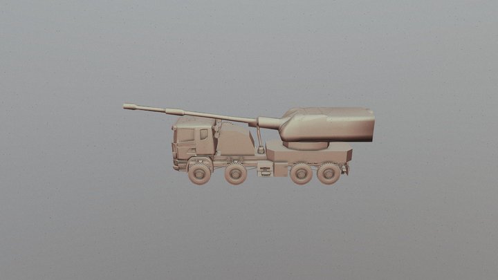 Iron Howitzer MK-VII 3D Model