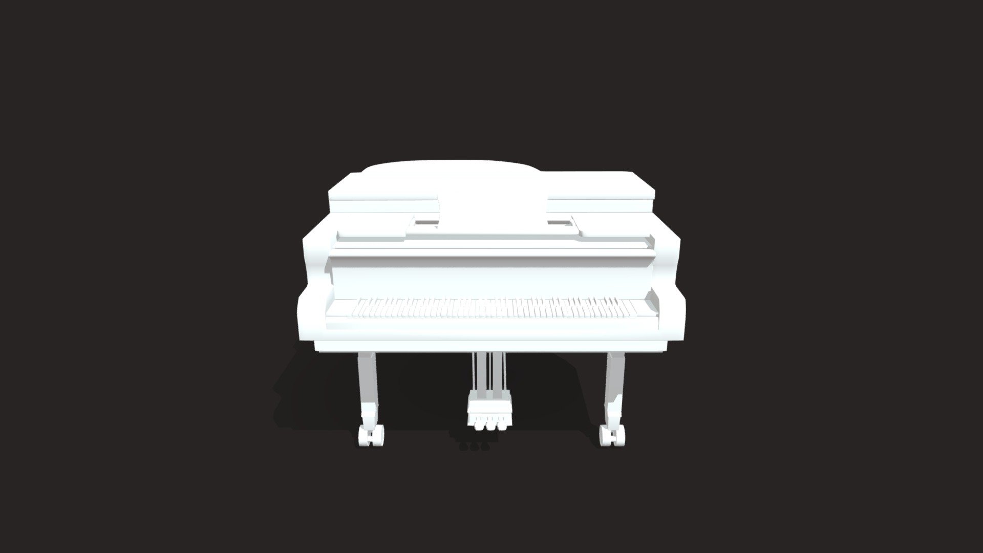 Grand Piano | 3D Model — Sketchfab embed 3D viewer