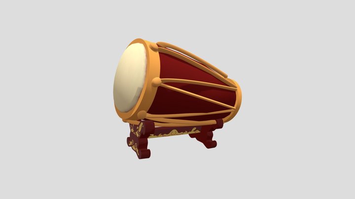 Kendang 3D 3D Model