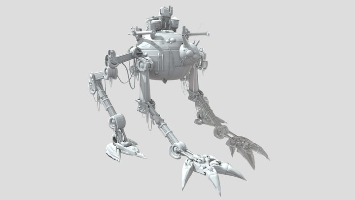 Zobzorp Robot Mech 3D Model