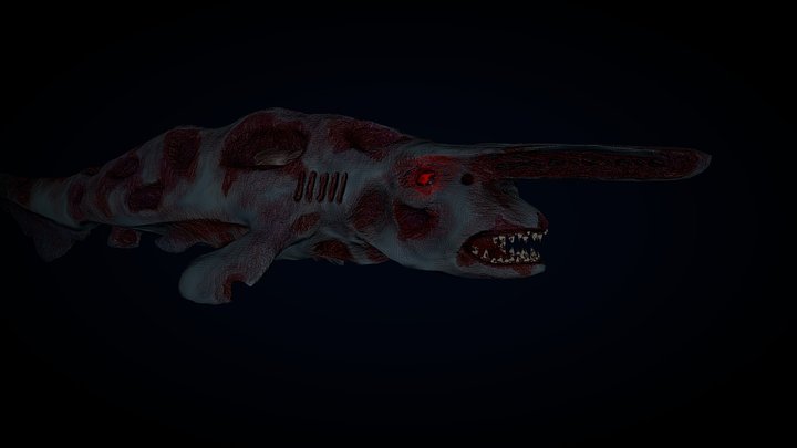 Chainsaw Shark 3D Model