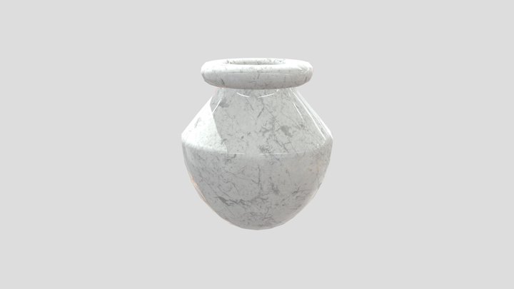 Marble Vase 3D Model
