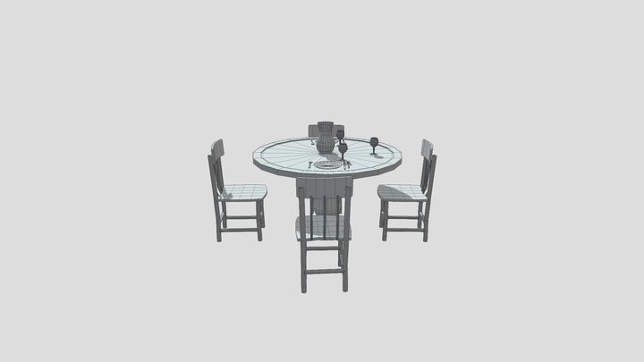 Dinning table 3D Model