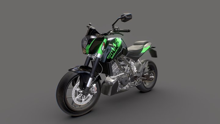 KTM Duke 200 | Motorbike 3D Model