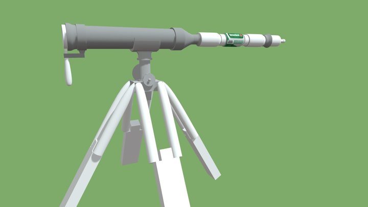 Telescope Stylized – Modèle 3D gratuit STL