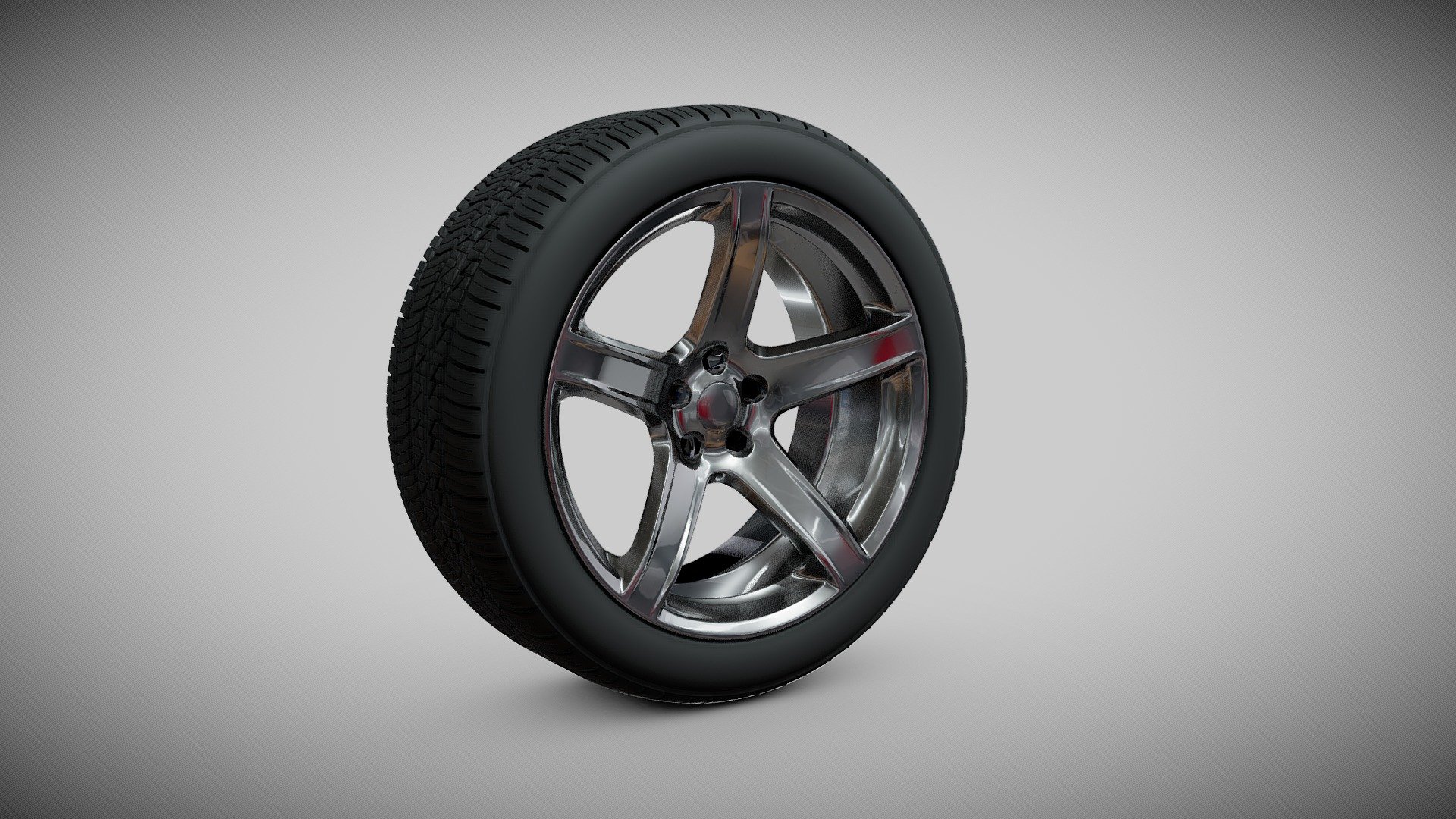 Challenger Wheel (for Print) - Buy Royalty Free 3d Model By Freddiesign 