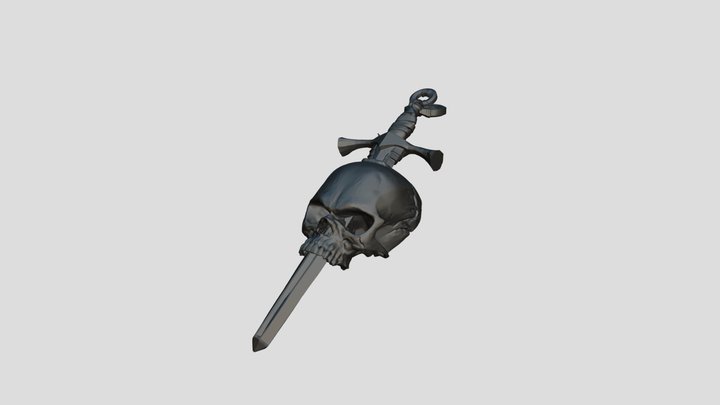 Skull Pendant 3D Model
