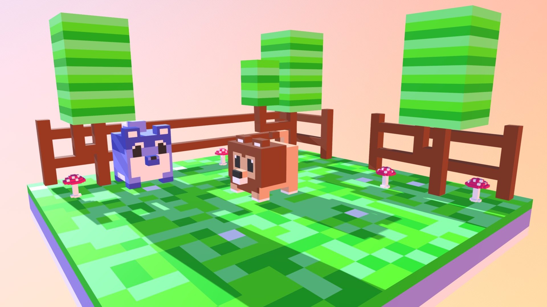 Voxel Dog2