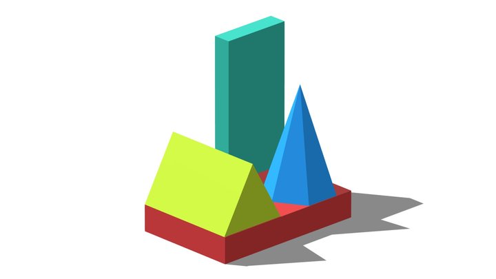 Verifica_1H_Proiezioni ortogonali 3D Model