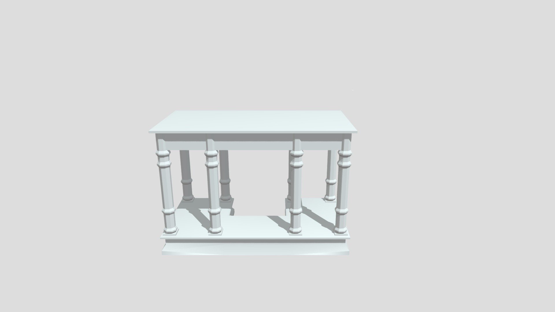 Antique Desk Download Free 3D model by luizaist [1854df8] Sketchfab