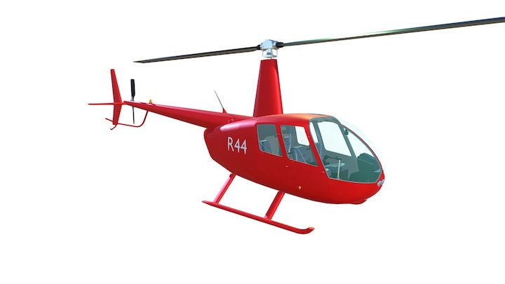 Robinson R44 3D Model