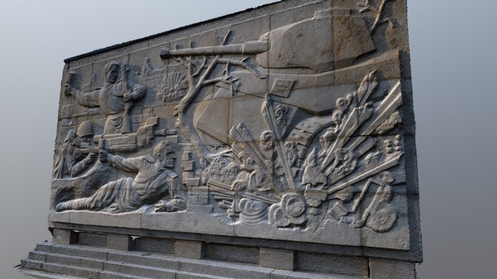 Sowjetisches Ehrenmal - Selected Frieze #1 3D Model