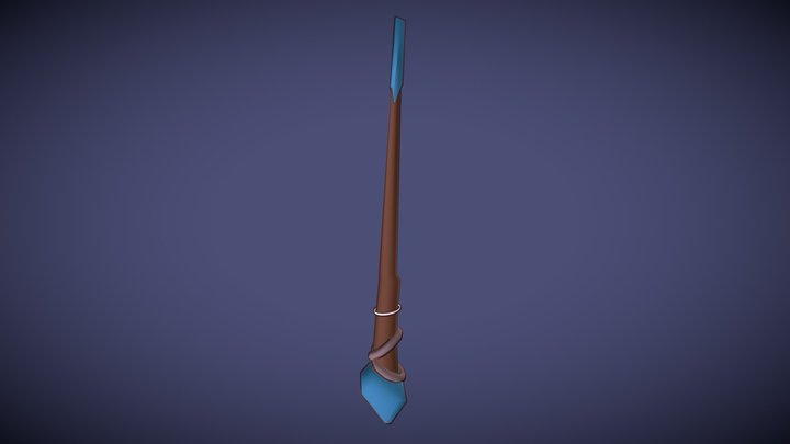 Cartoon Wand 3D Model