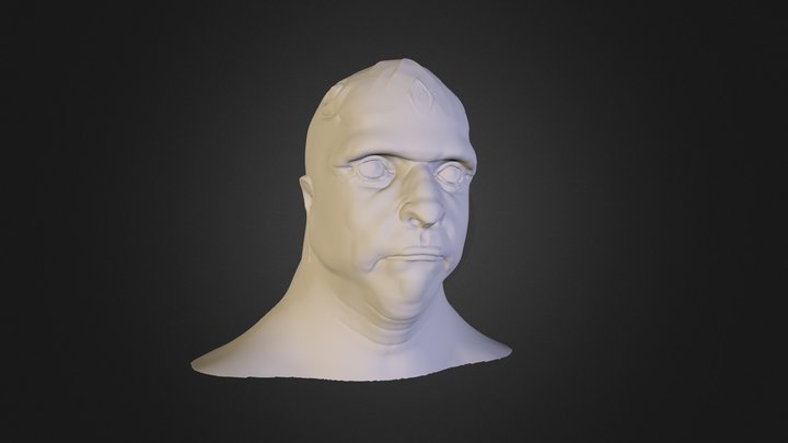 Space Dude Bust 3D Model