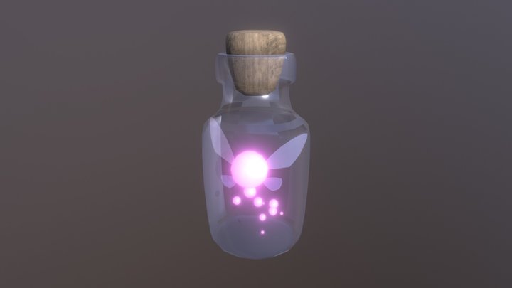 Fairy Bottle - Zelda 3D Model