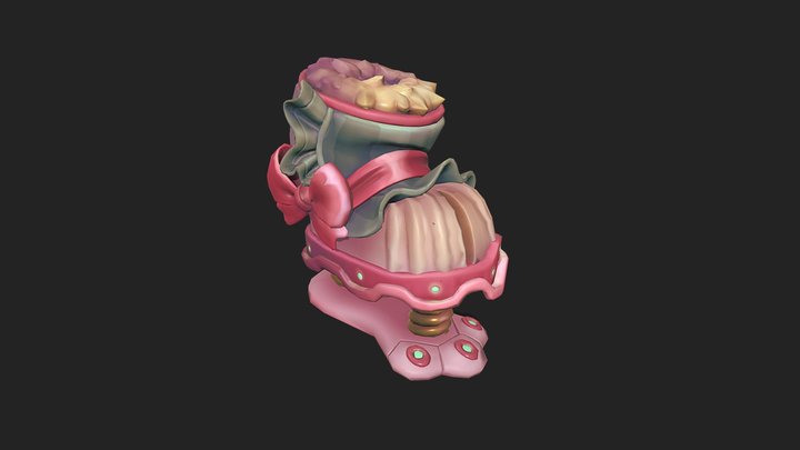 Stylized Asset - Paw Boot 3D Model