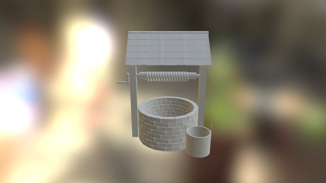 Medieval Well 3D Model
