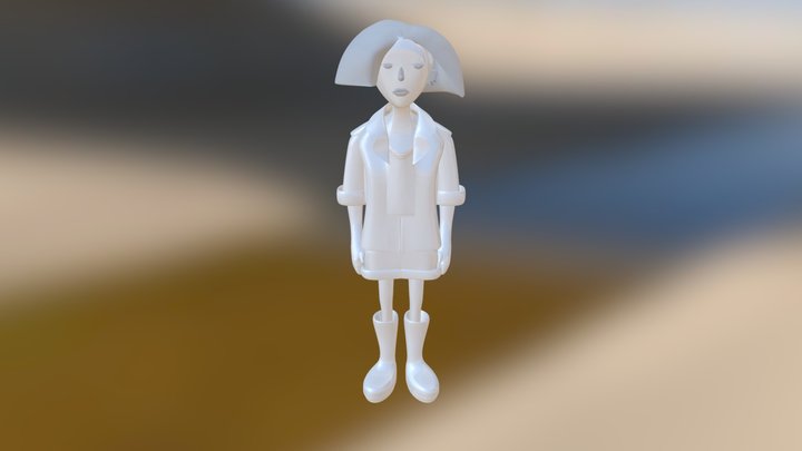 hoja de giro 3D Model