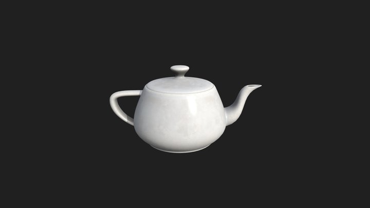 Utah Teapot PBR 3D Model