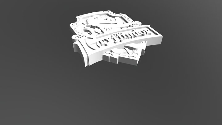 Gryffindor Shield 3D Model