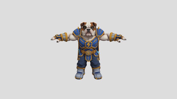 Billy the Bulldog – Iron Paw Front Line 3D Model