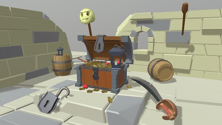 TREASURE CHEST 3D Model