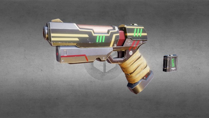 Handgun - Pulsar X1 3D Model